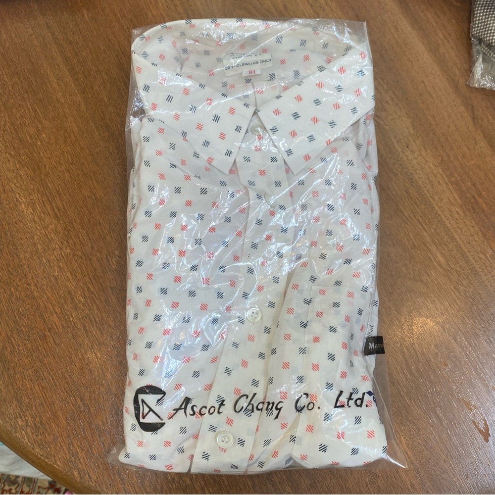 Nip Vintage Ascot Chang Custom Made Men’s Ivory D… - image 2